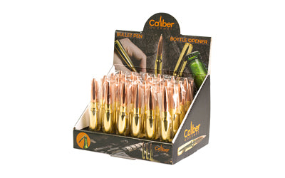 Caliber Gourmet Bullet Style 50 Cal Ballpoint Pen, Display Box of 24 CBG-DB-04