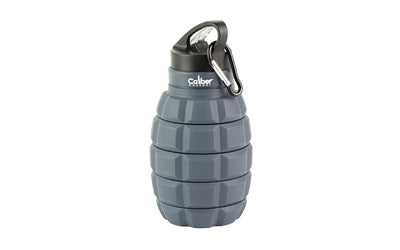 Caliber Gourmet Silicone Collapsible Grenade Water Bottle, 580ml CBG-TMS-GRENADE