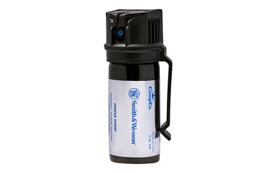 Caliber Gourmet Smith and Wesson Pepper Spray, 2oz, Flip Top Safety, Clip, Black SWP-1300