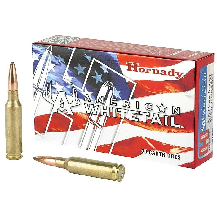 Hornady American Whitetail 6.5 Creedmoor 129gr InterLock Ammo