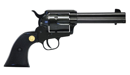 Chiappa Firearms 340250 SAA 1873 Medium Frame 22 LR 6 Shot, 4.75" Blued Steel Barrel, Cylinder & Frame, Black Plastic Grip, Exposed Hammer