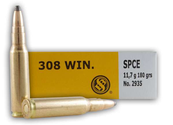 Sellier & Bellot (S&B) .300 Winchester Mag SB300B Soft Point Cut Through Edge 180 Grain