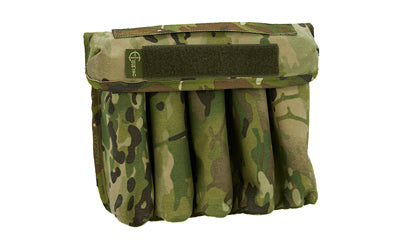 Cole-TAC Can Caddy, Standard Size, 500 Denier Nylon, 9.25"x10.5"x2.5", Multicam, 5 Slots for Suppressor Storage CD103