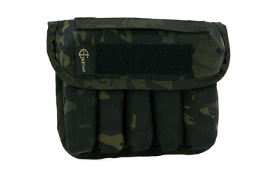 Cole-TAC Can Caddy, Mini, 500 Denier Nylon, 6.5"x7.5"x2.0",  MultiCam Black, 5 Slots for Suppressor Storage CD206