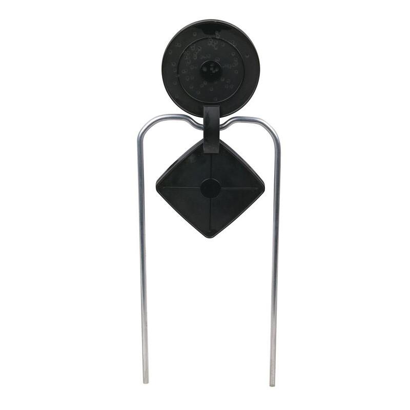 Champion Duraseal Spinner Target Double Gong Black