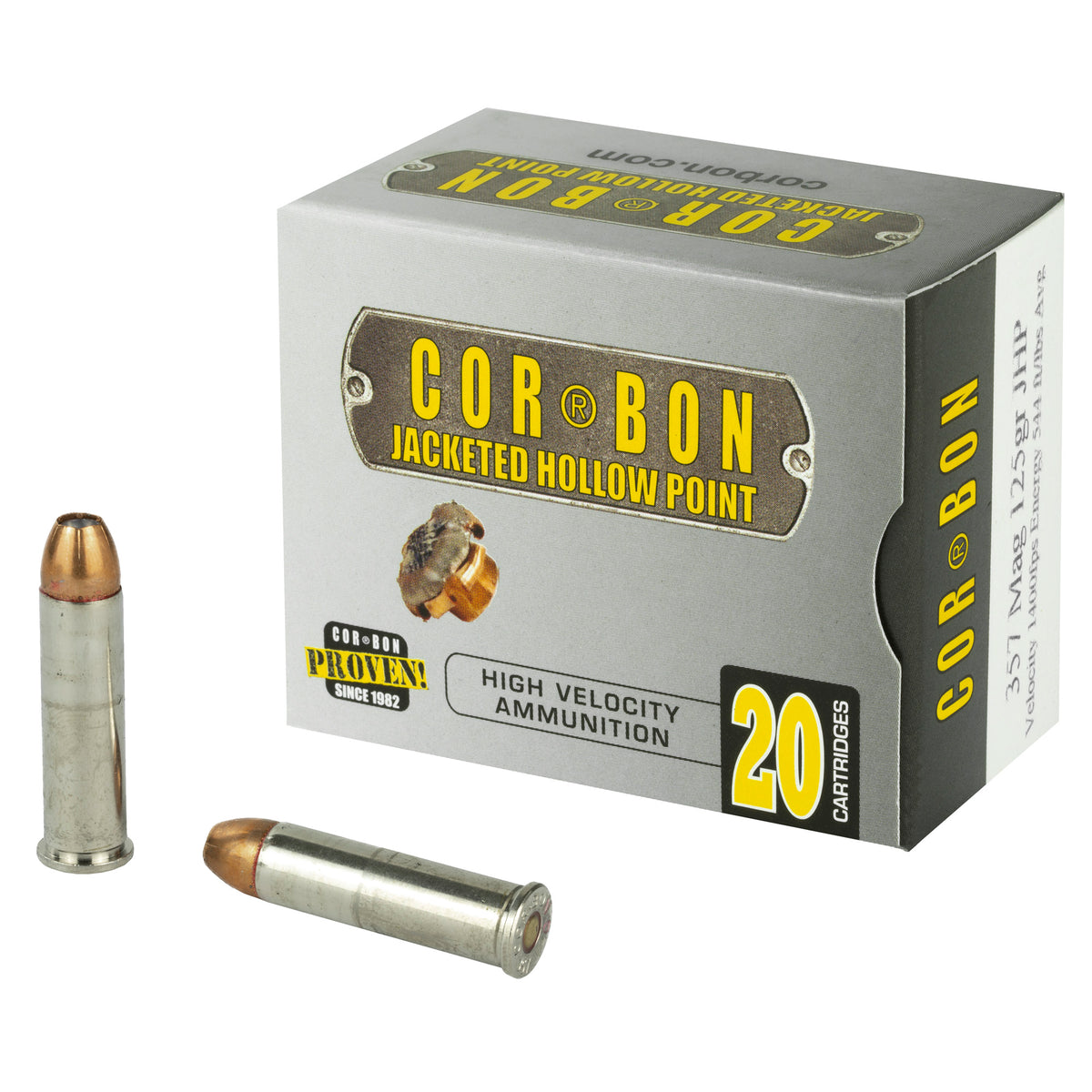 Cor-Bon .357 Magnum Self Defense 125gr JHP Ammo
