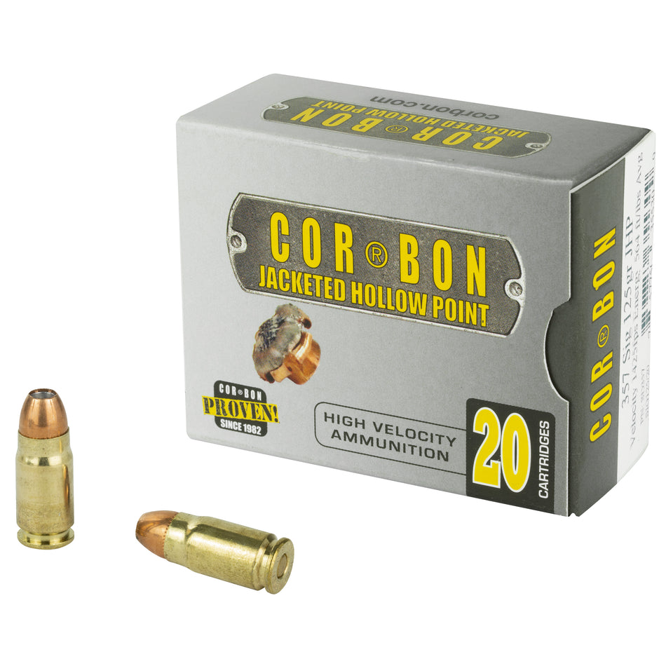 Cor-Bon 357SIG125 Self Defense Jacketed Hollow Point 125 Grain .357 Sig