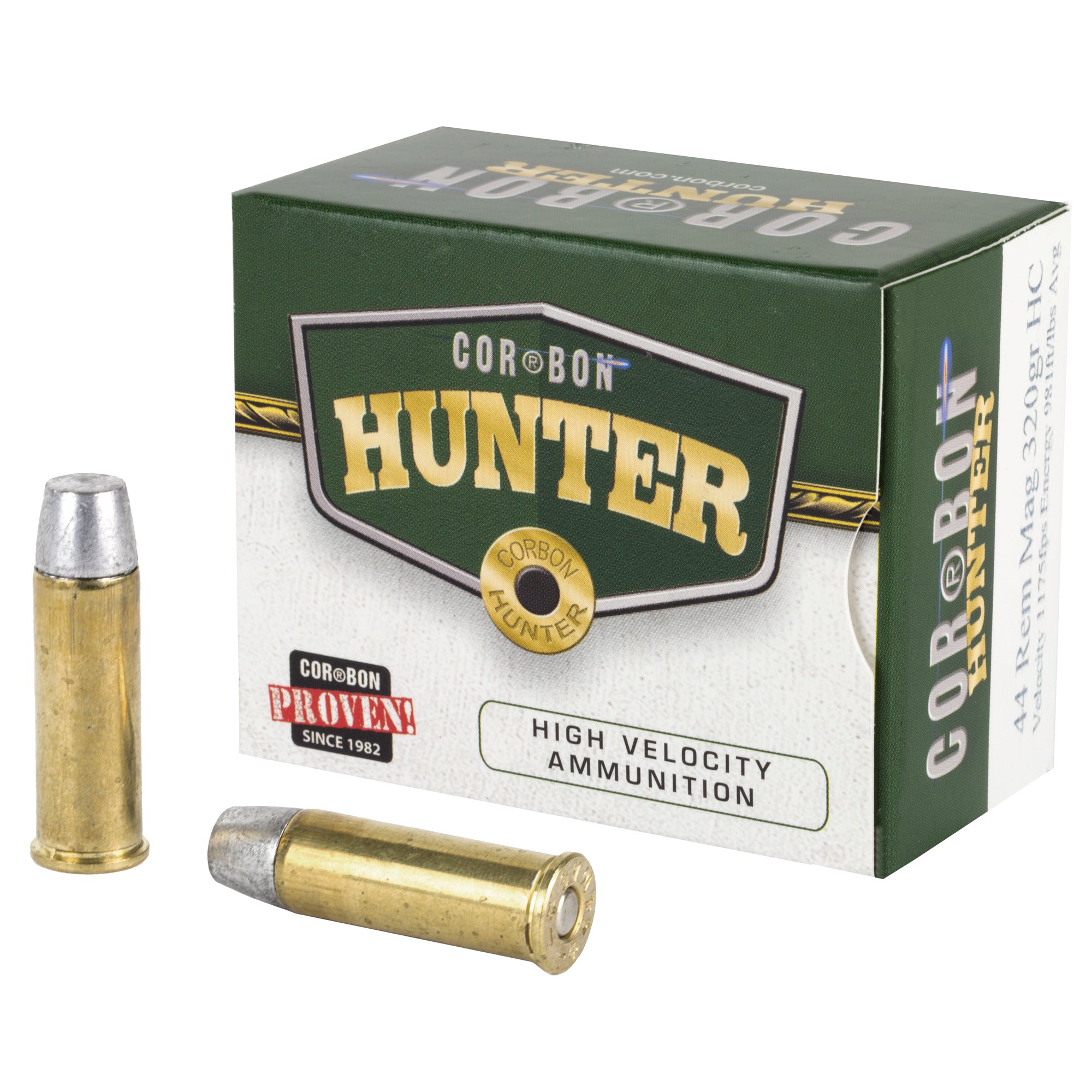 Cor-Bon .44 Magnum Hunting Hard Cast 320gr JHP Ammo