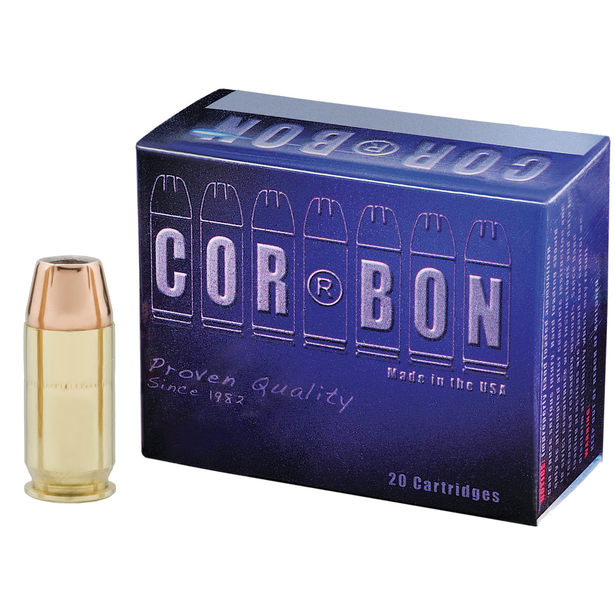 Cor-Bon .45 ACP/Auto Self Defense +P 165gr JHP Ammo