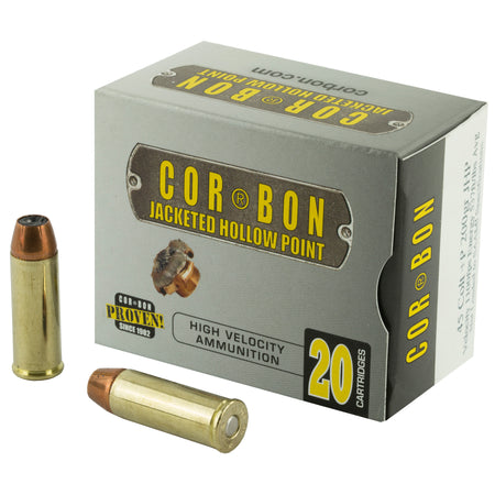Cor-Bon .45 Colt +P Self Defense 200gr JHP Ammo