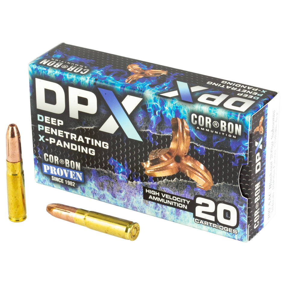 Cor-Bon .300 AAC Blackout Deep Penetrating X bullet Subsonic 200gr JHP Ammo
