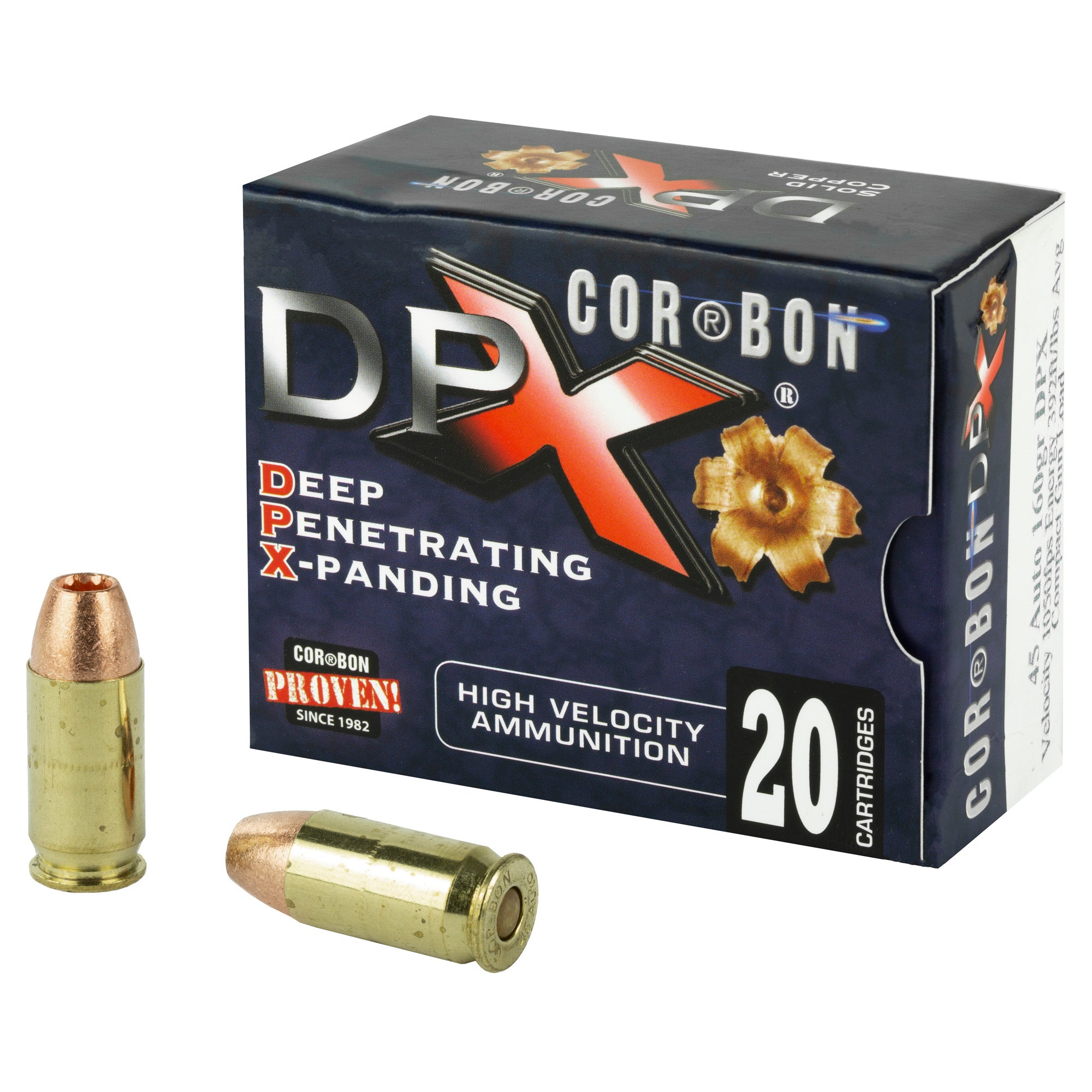 Cor-Bon DPX45160 Deep Penetrating X bullet XPB XPB 160 Grain .45 ACP/Auto