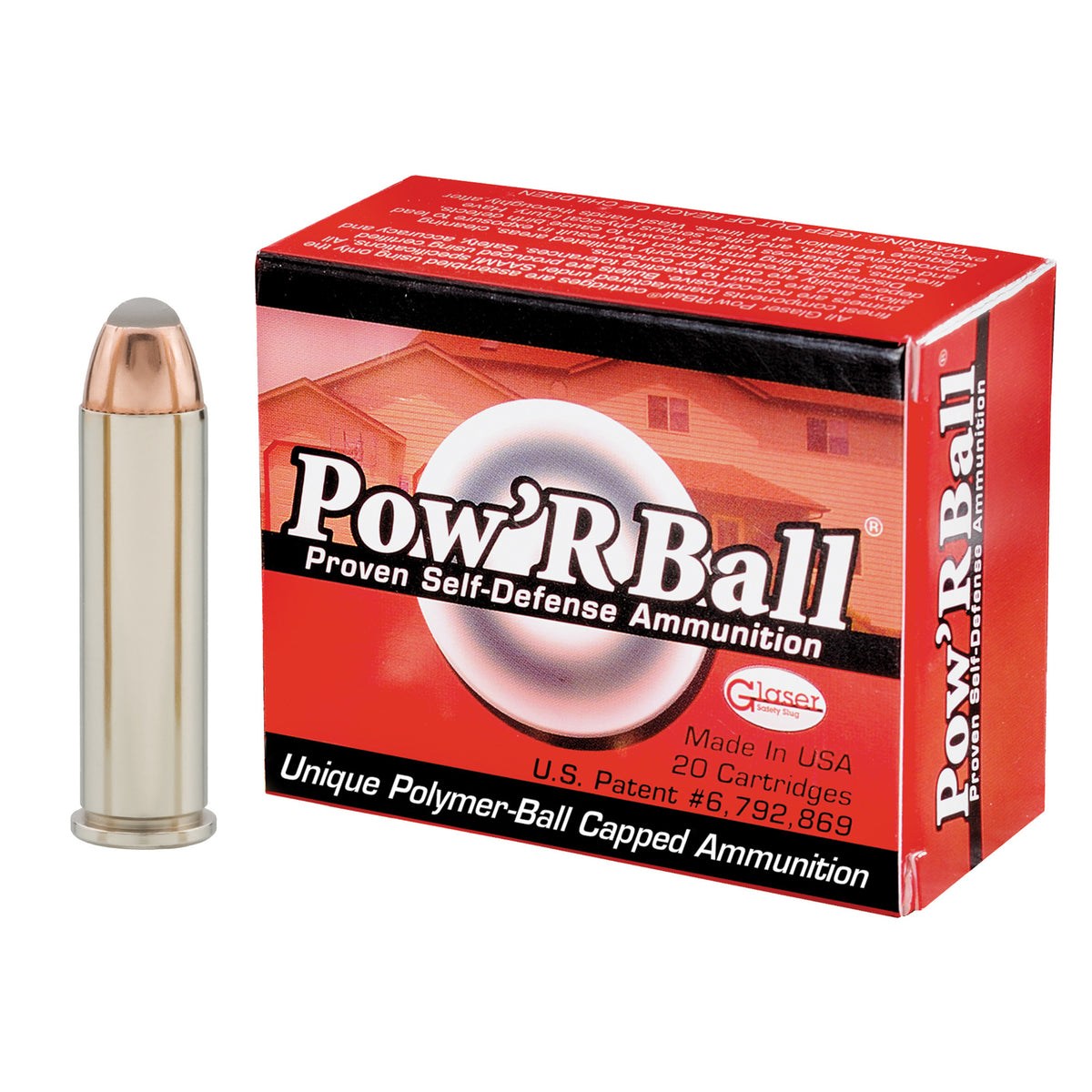 Cor-Bon .357 Magnum Glaser Pow'rBall 100gr PolyTip Ammo