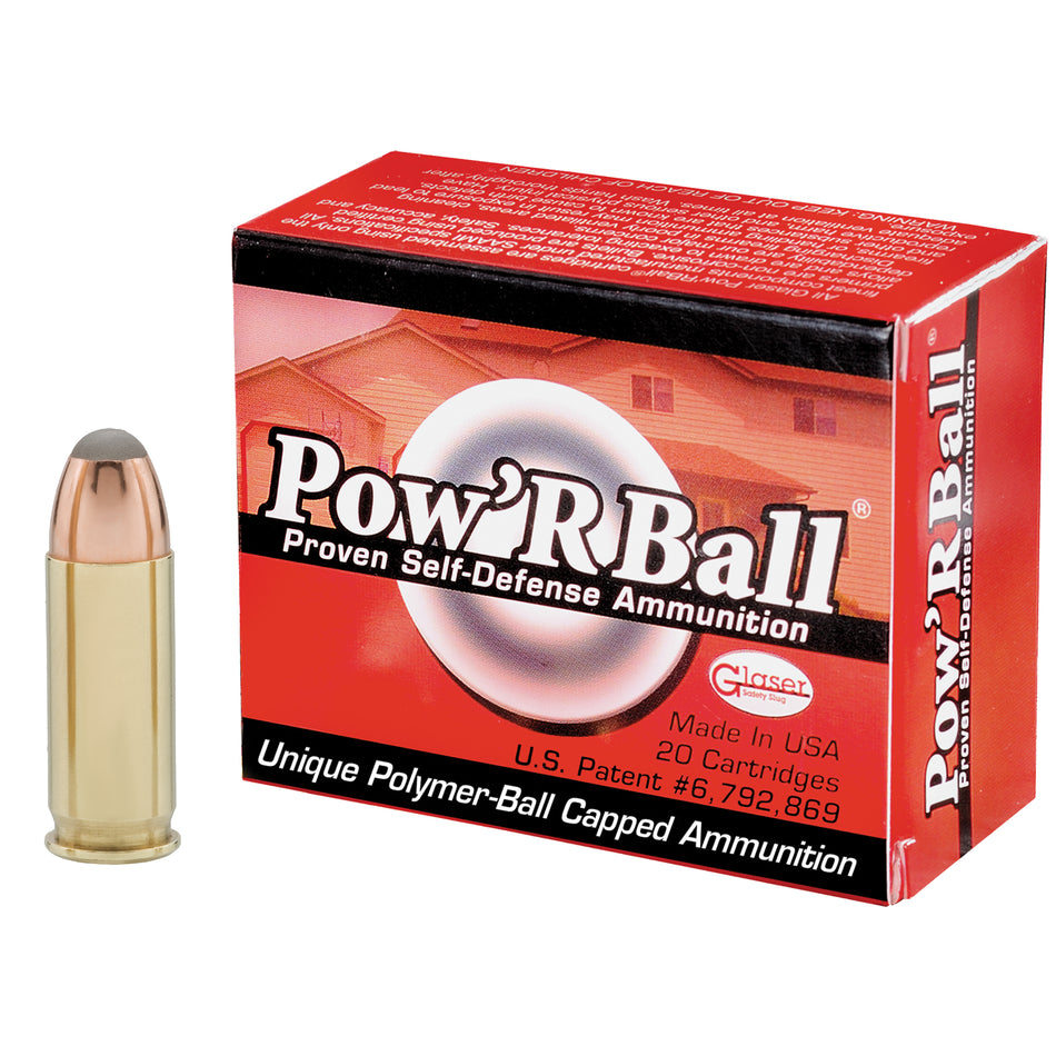 Cor-Bon PB38X100 Glaser Pow'rBall +P Pow'rBall 100 Grain .38 Super