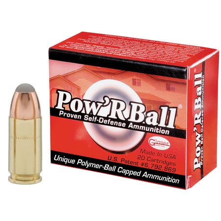 Cor-Bon PB9100 Glaser Pow'rBall +P Jacketed Hollow Point 100 Grain 9mm Luger/Parabellum 1475 FPS