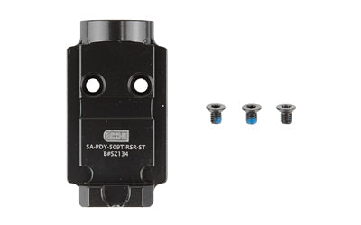 C&H Precision V4, Optic Mounting Plate, For Prodigy to Holosun 509T, Matte Finish, Black AOS-509T-RSR-ST