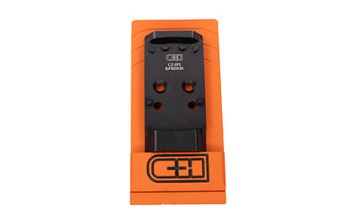 C&H Precision V4, Optic Mounting Plate, Fits Optic Ready CZ P10 to Holosun EPS/EPS Carry, Anodized Finish, Black CZ-EPS