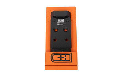 C&H Precision V4, Optic Mounting Plate, Fits Optic Ready CZ P10 to Holosun 407K/507K, Anodized Finish, Black CZ-HOLOk