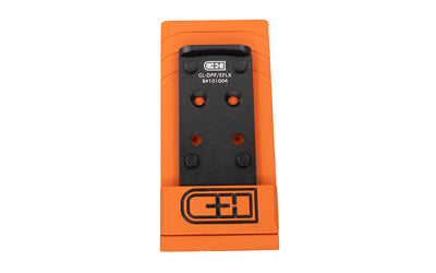 C&H Precision V4, Optic Mounting Plate, Fits GLOCK MOS (Not the GLOCK 43x or 48) to Delta Point Pro/EOTech EFLX, Anodized Finish, Black GL-DPP-EFLX