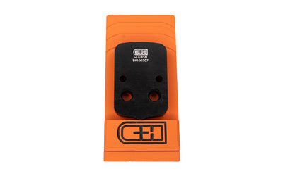 C&H Precision V4, Optic Mounting Plate, Fits Glock 43x/48 MOS to Trijicon RMR/SRO, Holosun 507C/407C/508T/507 Comp, C&H EDC-XL/COMP, Anodized Finish, Black, Includes Mounting Hardware GLX-RSH