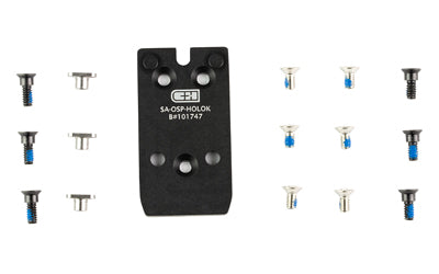C&H Precision XD OSP, Optic Mounting Plate, Fits Springfield Armory XDM to Holosun 407K/507K, Anodized Finish, Black SA-OSP-HOLOk