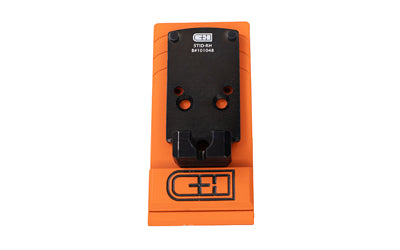 C&H Precision V4, Optic Mounting Plate, For Staccato Duo to the Trijicon RMR, Holosun 407C/507C/508C/508T, C&H COMP/EDC XL, Anodized Finish, Black, Includes Mounting Hardware STID-RH