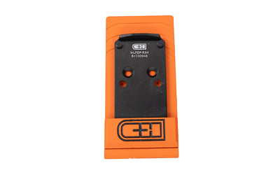 C&H Precision CHP Adapter Plate, Converts the Walther PDP 1.0/PPQ (Q4/Q5) to the Trijicon RMR/SRO, Holosun 407C/507C/508C/508T, C&H EDC-XL/COMP, Anodized Finish, Black, Includes Mounting Hardware WLPDP-RSH