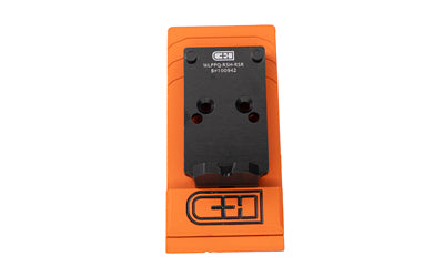 C&H Precision V4, Optic Mounting Plate, For Walther PPQ (Q4/Q5) to the Trijicon RMR/SRO, Holosun 407C/507C/508C/508T/507Comp, Anodized Finish, Black, Includes Mounting Hardware WLPPQ-RSH-RSR