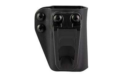 Crucial Concealment Covert Mag, Magazine Pouch, Ambidextrous, Fits Sig Sauer P320 Magazines, Kydex Construction, Black 1038