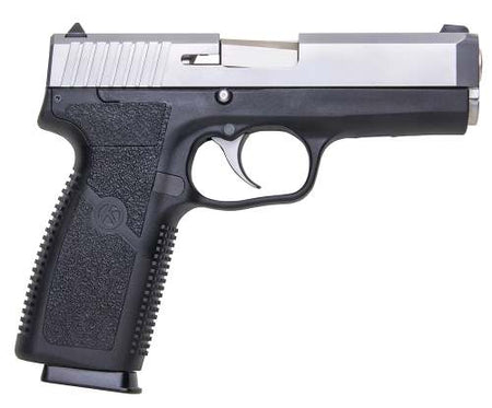 Kahr Arms CT9093 CT9 9mm Luger 8+1, 4" Stainless Steel Barrel, Matte Serrated Stainless Steel Slide, Black Polymer Frame, Black Textured Polymer Grip, No Safety, Right Hand