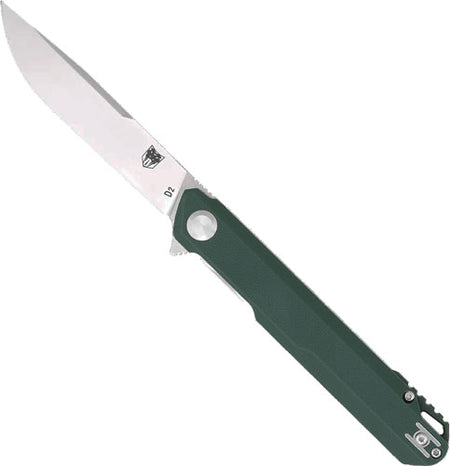 COBRATEC MONARCH 3.5" FOLDER GREEN D2 STEEL W/CLIP
