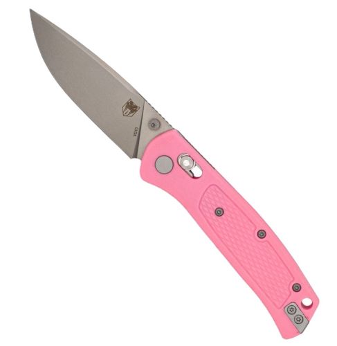 COBRATEC EDC SCOUT BAR LOCK 3.12" PINK STAINLESS STEEL