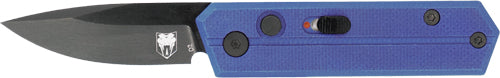COBRATEC STINGER FOLDER 1.9" PURPLE/BLK D2 BLADE SD BUTTON