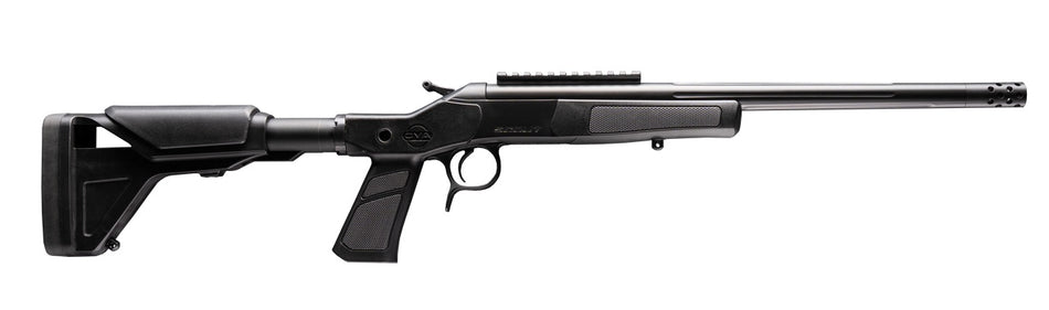 CVA CR4434XP Cascade XP-SB SBR 223 Rem 1rd 16.50" Matte Fluted Threaded Barrel Matte Stainless Steel Receiver Picatinny Rail Receiver Graphite Black Adj Buffer Tube Synthetic Stock Black Grip