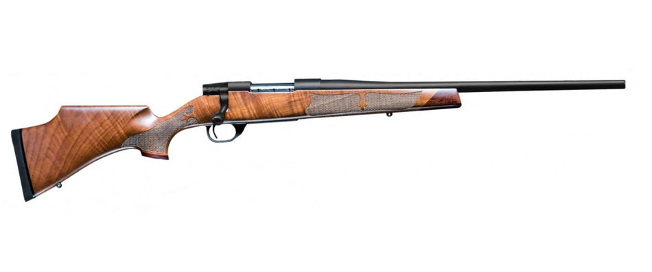Weatherby VWR308NR0T Vanguard Camilla Compact 308 Win 5+1 20" Matte Blued, Drilled & Tapped Steel Receiver, Grade A Turkish Walnut Monte Carlo Stock