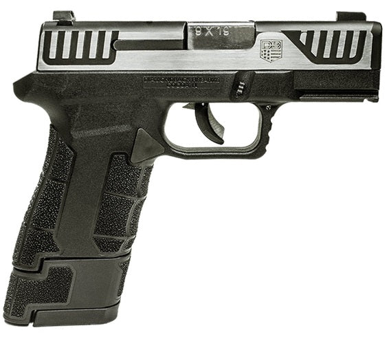 Diamondback DB0300P031 AM2 Sub-Compact Frame 9mm Luger 17+1, 3.50" Stainless Steel Barrel, Serrated Stainless Steel Slide, Black Polymer Frame w/Picatinny Rail & Polymer Grip