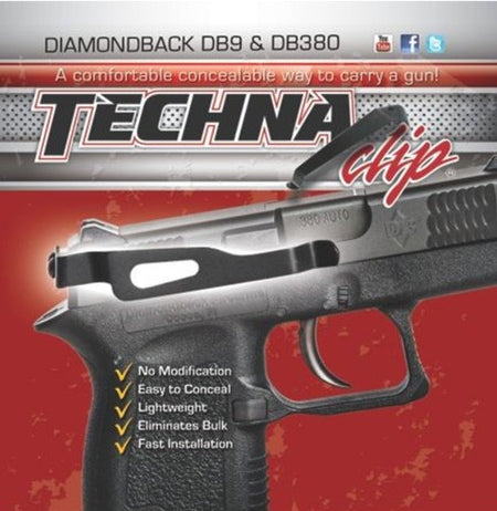 TECHNA CLIP HANDGUN RETENTION CLIP DIAMONDBACK DB380/DB9 RS
