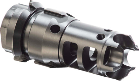 LANTAC DRAGON MUZZLE BRAKE 9MM 1/2-28 DEAD AIR KEYMO WOLFMAN