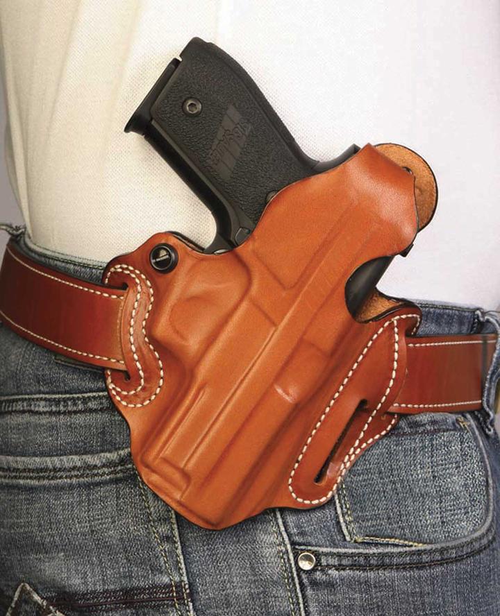 DeSantis Style 001 Thumb Break Scabbard S&W 5903 Tan Right Hand