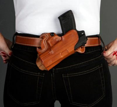 DeSantis for Glock 26 27 33 Small of Back-Style 067 Left Hand Tan
