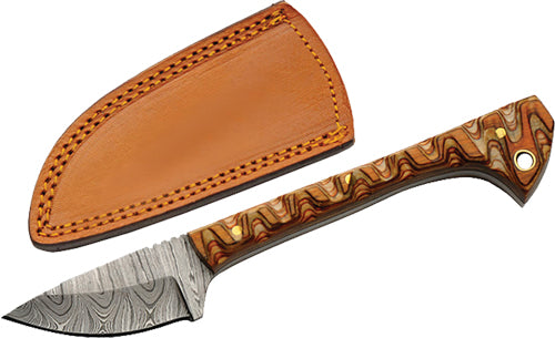SZCO RITE EDGE 6.5" BROWN CAPING KNIVE LEATHER SHEATH