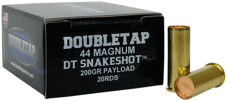 DoubleTap .44 Magnum Snake Shot 200gr Solid Ammo