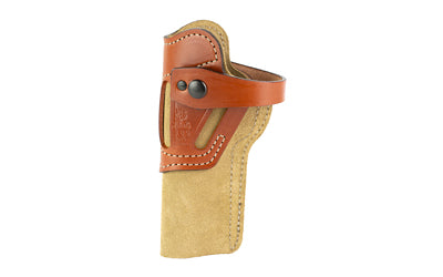 DeSantis Gunhide Wild Hog, Outside the Waistband Holster, Ambidextrous, Fits Ruger MK Series, 22/45, S&W 41, Browning Buckmark, Leather, Tan 189NJLAZ0