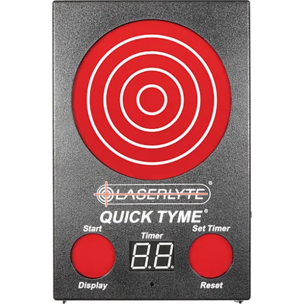 LaserLyte QuickTyme Target, Compatible with LaserLyte Lasers, 9.5"x6.5", Black and Red 1231435