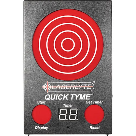LaserLyte QuickTyme Target, Compatible with LaserLyte Lasers, 9.5"x6.5", Black and Red 1231435