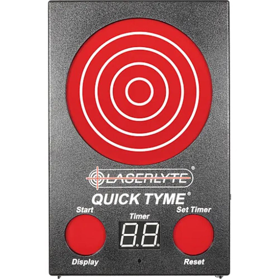 LaserLyte QuickTyme Target, Compatible with LaserLyte Lasers, 9.5"x6.5", Black and Red 1231435