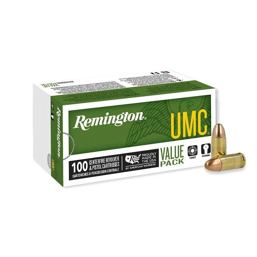 Remington 9mm Luger / Parabellum UMC Value Pack 115gr FMJ Ammo