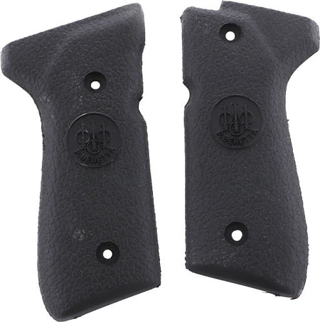 BERETTA GRIPS 92/96 SERIES RUBBER SMOOTH BLACK