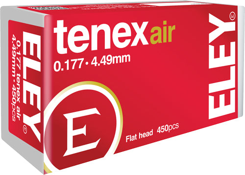 ELEY TENEX AIR PELLETS 177 4.49MM 8.2 GRAINS 450-PACK