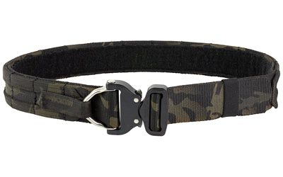 Eagle Industries Small, MultiCam Black, Operator Gun Belt, Cobra Buckle closure with built-in D-Ring attachment R-OGB-CBD-MS-S-BCCA